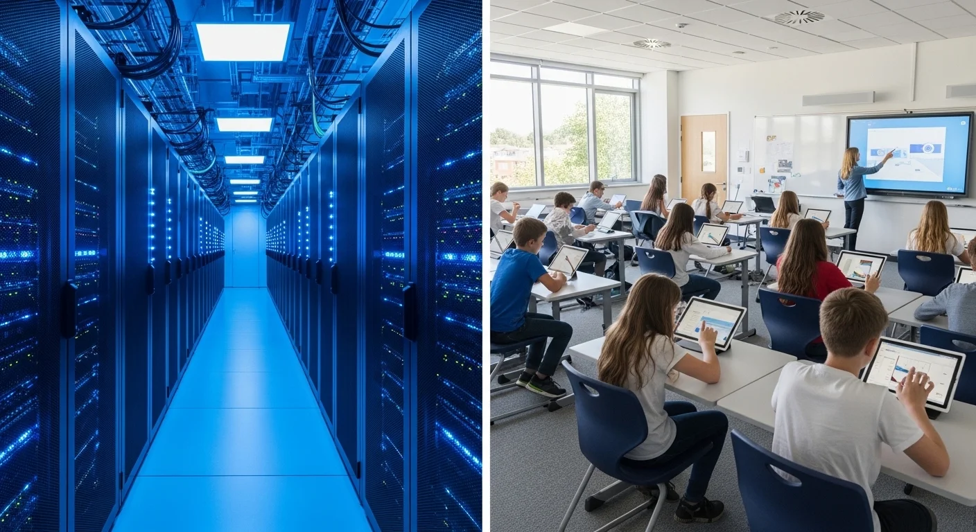 高効率データセンターとAIを活用した教育現場